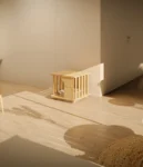 cama para mascotas en madera kora