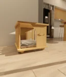 cama para mascotas en madera kora